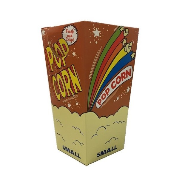popcorn box -small fold down lid