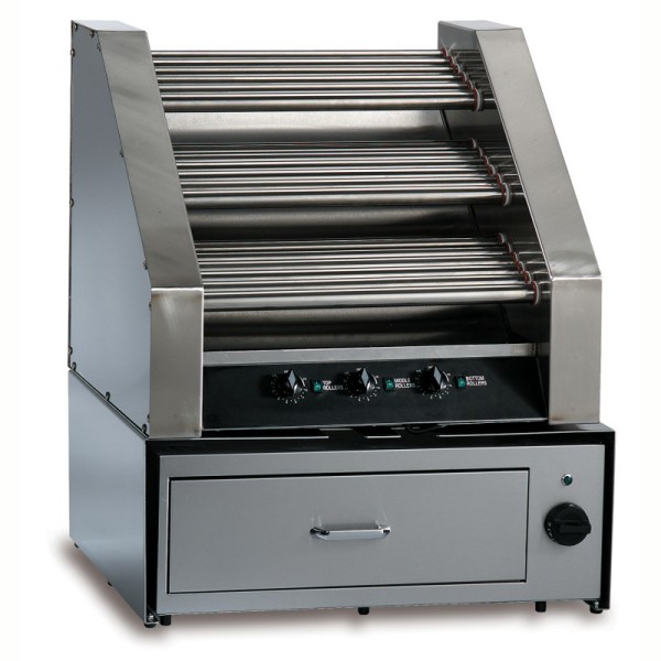 three tier hot dog grill 8123